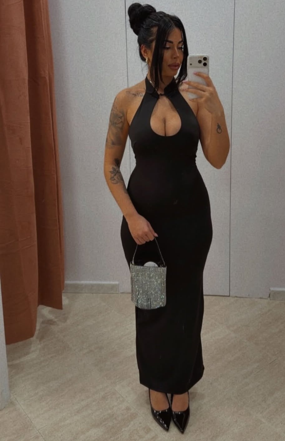Vestito scollo a goccia